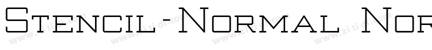 Stencil-Normal Norma字体转换